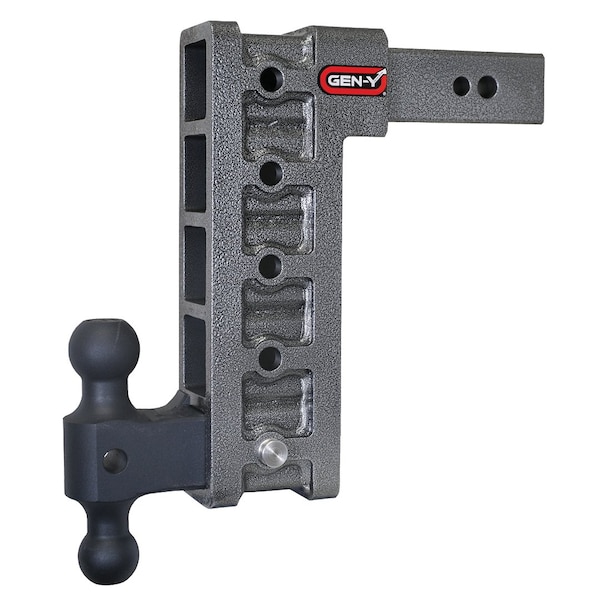 MEGA-DUTY 2.5 Shank 12 Drop 3.5K TW 32K Hitch & GH-0161 Dual-Ball